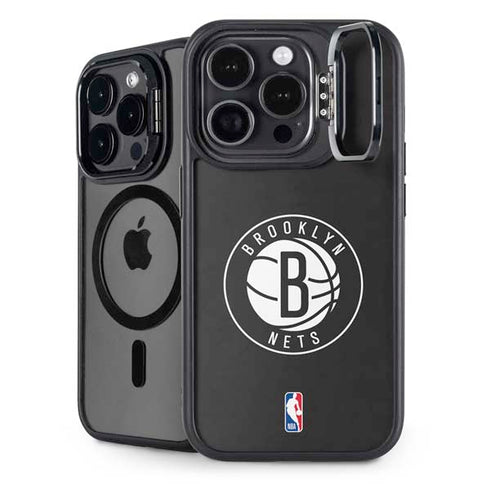 NBA Brooklyn Nets Distressed iPhone 15 Pro Max Kickstand Case